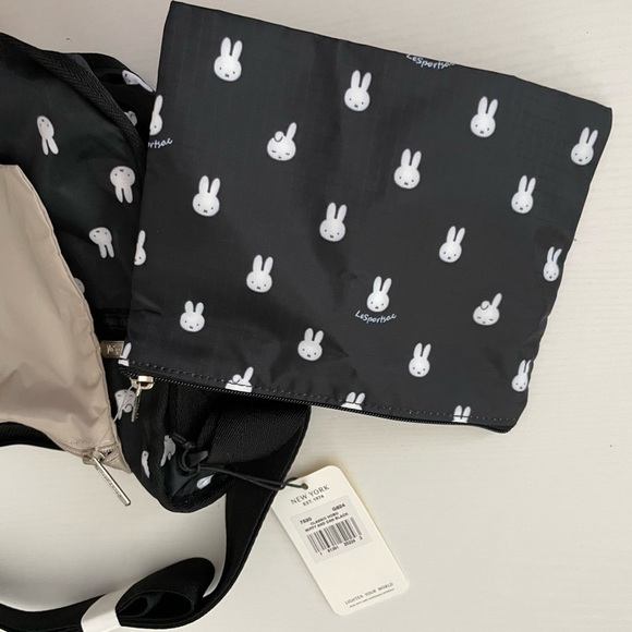 LeSportsac 7520 CLASSIC HOBO Miffy and Dan Shoulder Bag and Pouch Set - Picture 9 of 14